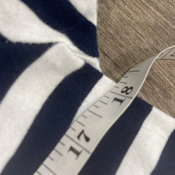 Melrose and Market Navy and White Striped Tee Shirt Dress - Picture 6 of 7